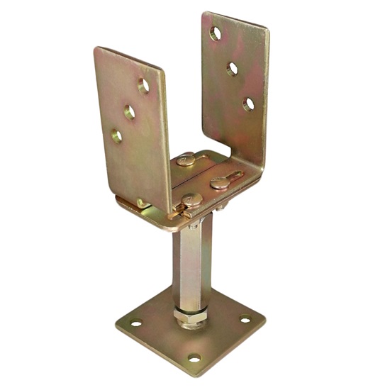 oszloptalp lecsav allithato 71 161 mm szintezheto 40 mm sarga horgany ET i76584