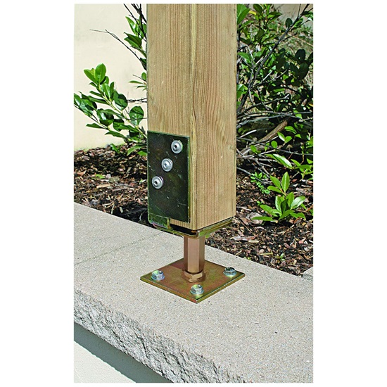 oszloptalp lecsav allithato 71 161 mm szintezheto 40 mm sarga horgany ET i87063