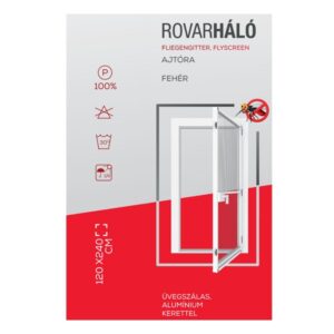 rovarhalo aluminium kerettel 120 x 240 cm ajtora i72183