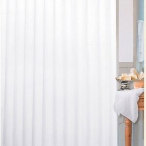 AQUALINE zuhanyfüggöny, 180x200cm, fehér (0201104 B)