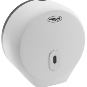 AQUALINE WC-papírtartó, rolni átmérő:26cm, 270x280x120mm, max:260cm, fehér, PVC (1319-90)