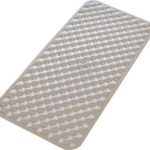 AQUALINE GEO fürdőszobai szőnyeg csúszásgátlóval, kádba, 360x710cm, bézs (97367103)