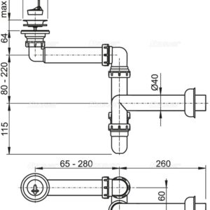 alcaplast a413 helytakarekos
