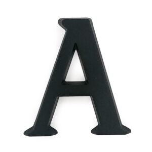 SB aluminium hazszam A betu matt fekete 10cm i90783