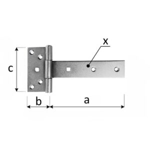 kapupant csuklos sima 150 x 45 x 90 3 mm fekete ET i101780