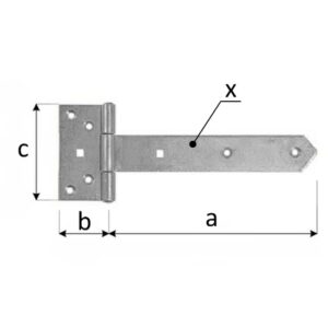 kapupant csuklos sima 295 x 48 x 90 3 mm INOX ET i101776