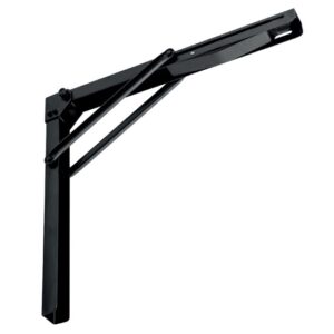 lehajthato muhelykonzol 580 x 560 mm fekete i81509