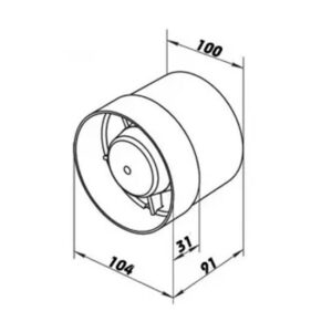 szellozo csoventilator d100mm feher i53858 1