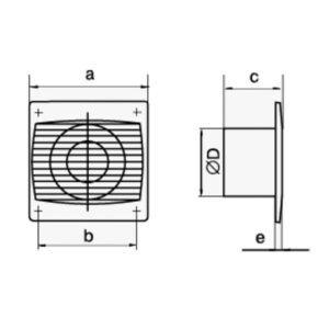 szellozo ventilator d100mm idokapcsolos feher i77667 1